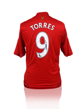 Fernando Torres signed Liverpool Jersey 
