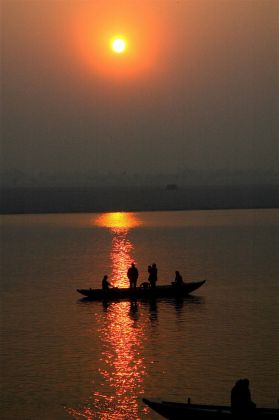 SUN SET VARANASI